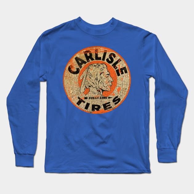 Carlisle Tires Long Sleeve T-Shirt by Midcenturydave